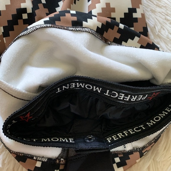 Perfect moment Aurora Flare Pant in Iconic Camel, Black, & White Houndstooth - Picture 7 of 10